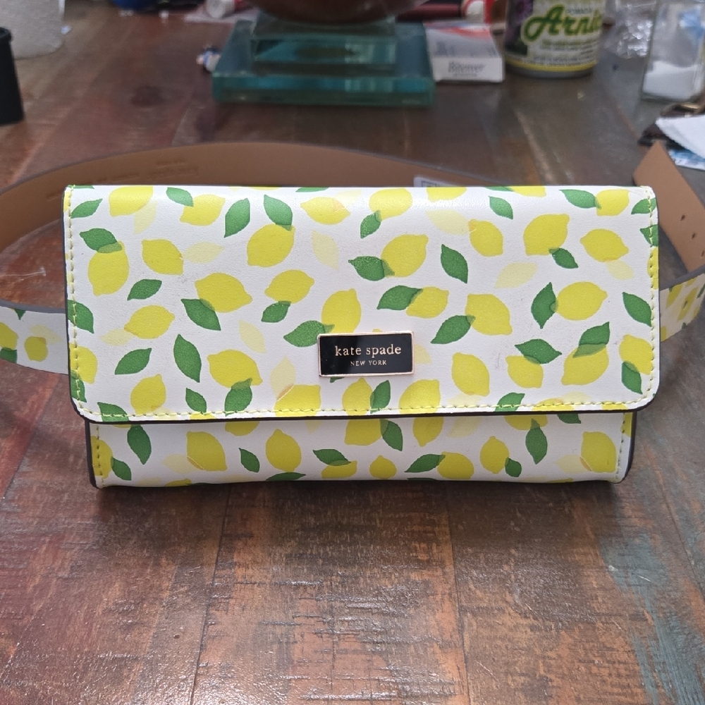 Kate Spade Lemon Print Belt Bag